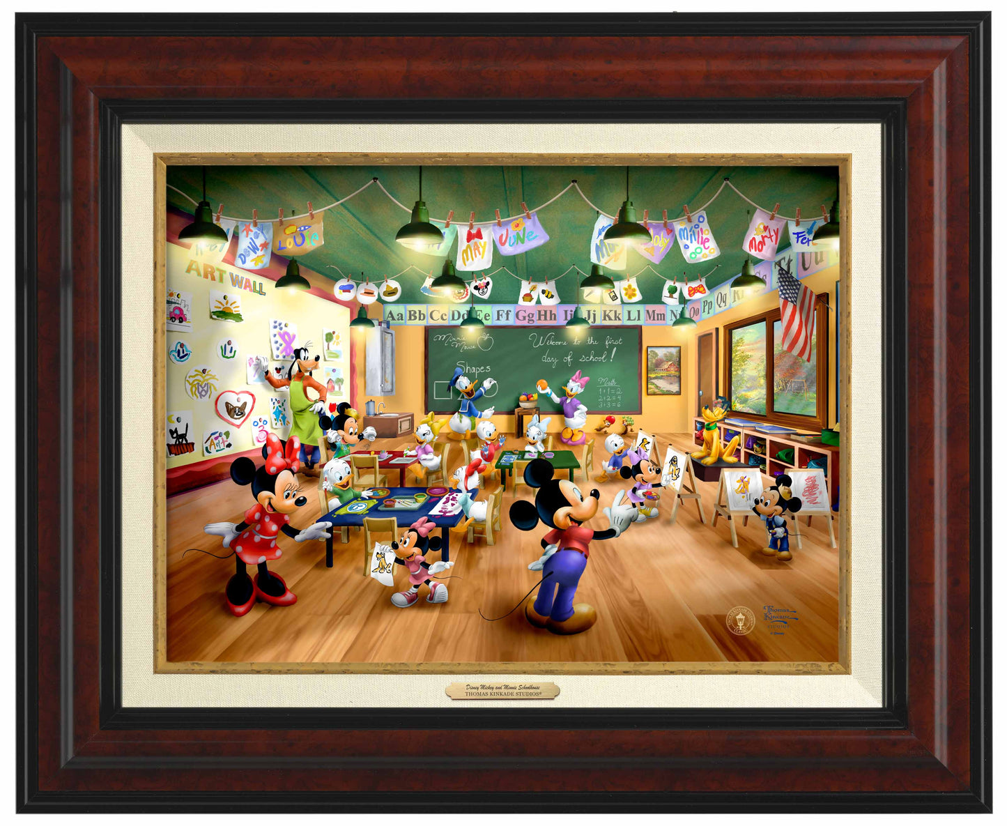 Disney Mickey and Minnie Schoolhouse - Canvas Classics