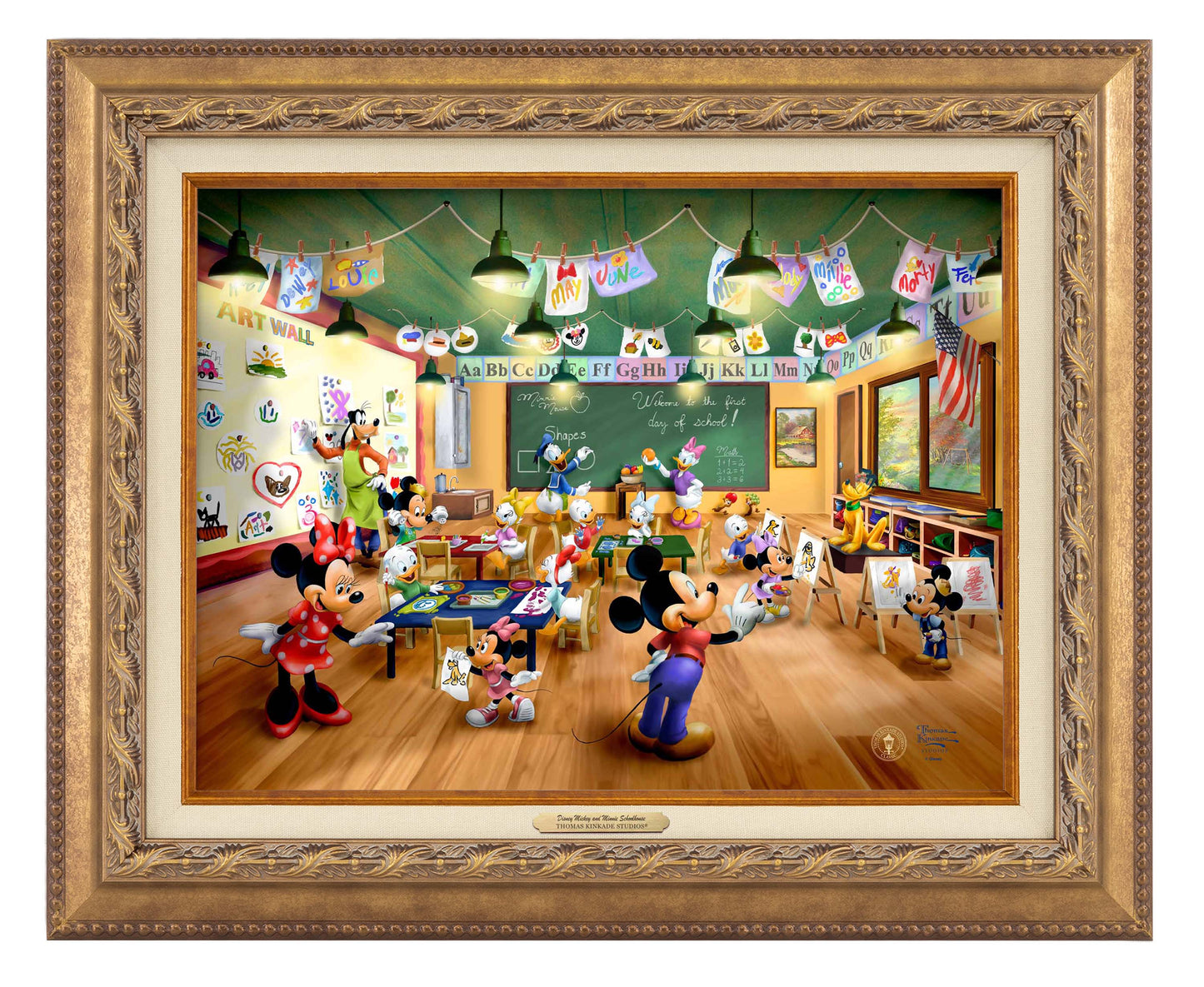 Disney Mickey and Minnie Schoolhouse - Canvas Classics