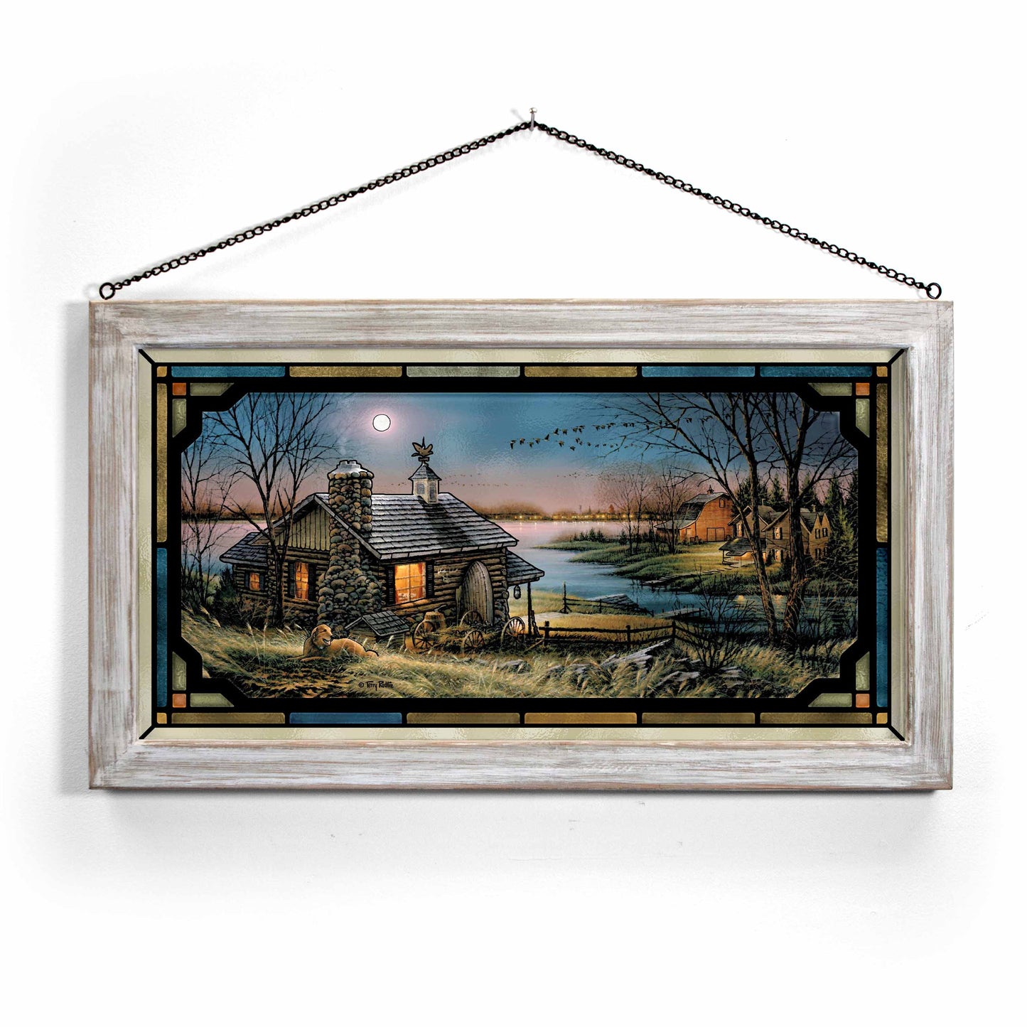 Pure Contentment - Stained Glass Art