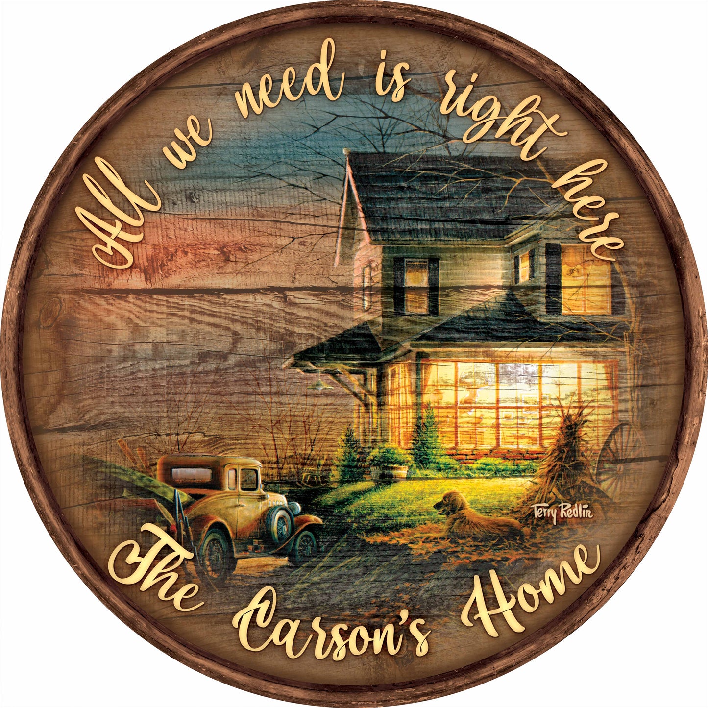Special Memories - 21" Round Wood Sign