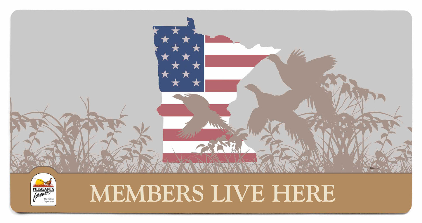 Customize State - Pheasant - 2' x 4' Personalized Floor Mat