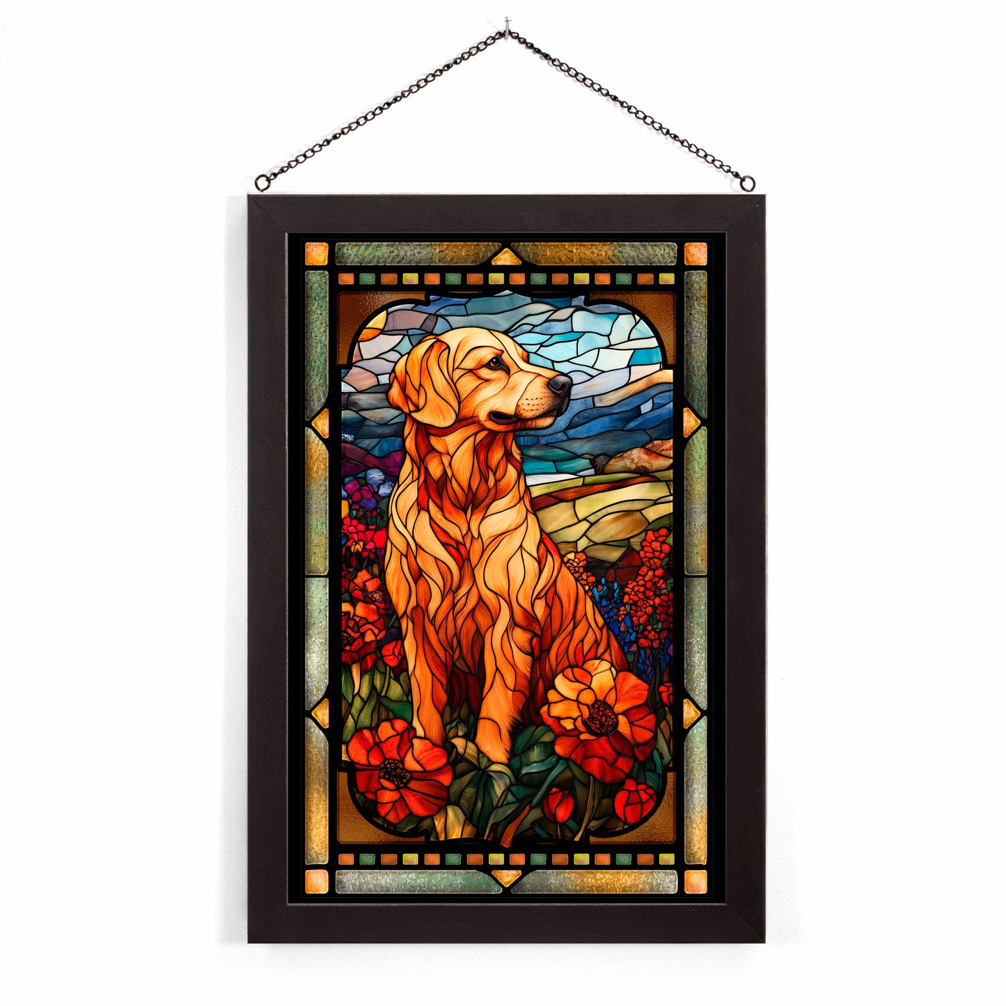 Golden Retriever  - Stained Glass Art