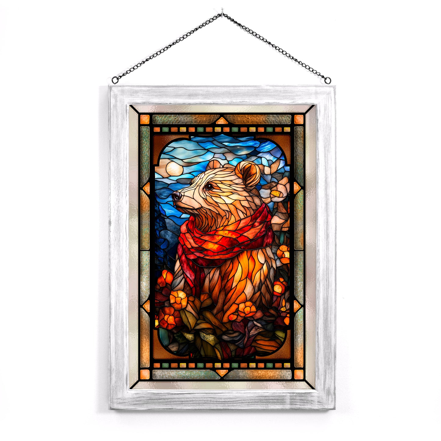 Hibernation Can Wait - Stained Glass Art