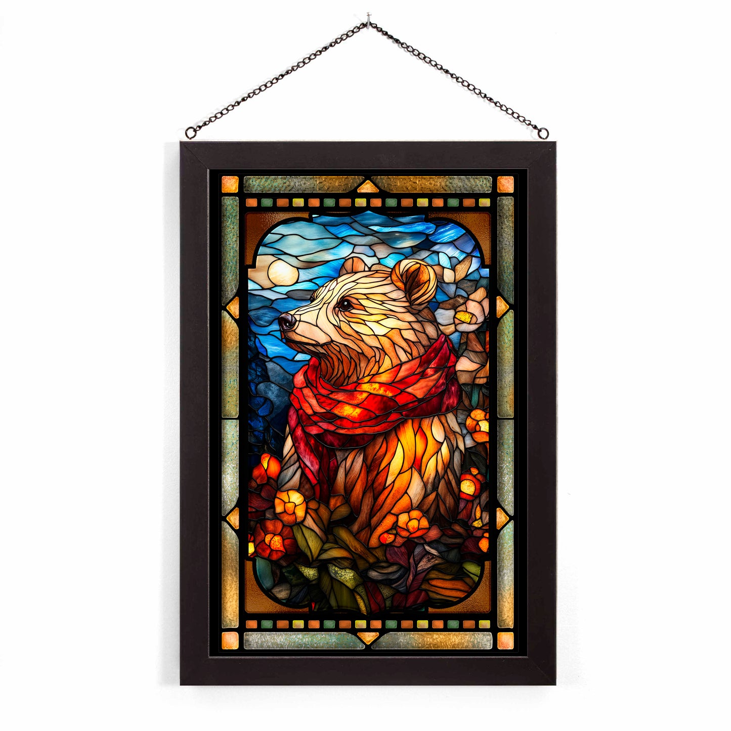 Hibernation Can Wait - Stained Glass Art