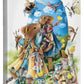 The Easter Egg Ensemble - 13" x 18" Gallery Wrapped Canvas