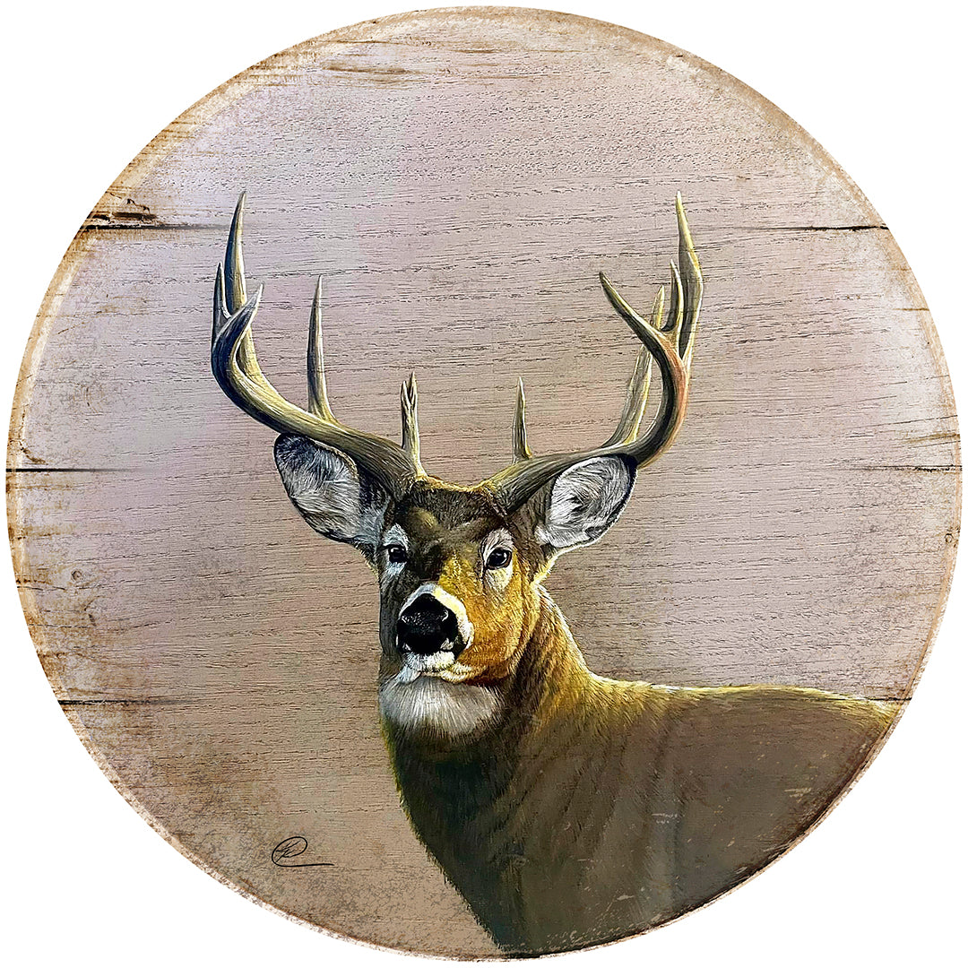 Proud Boy - 21" Round Wood Sign