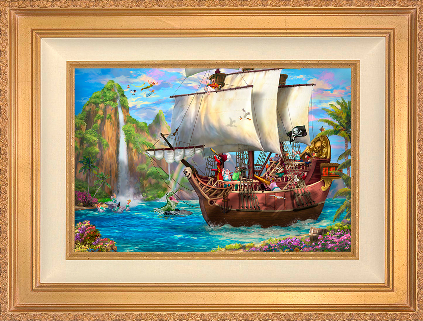 Disney Captain Hook's Never Land Voyage - Limited Edition Canvas