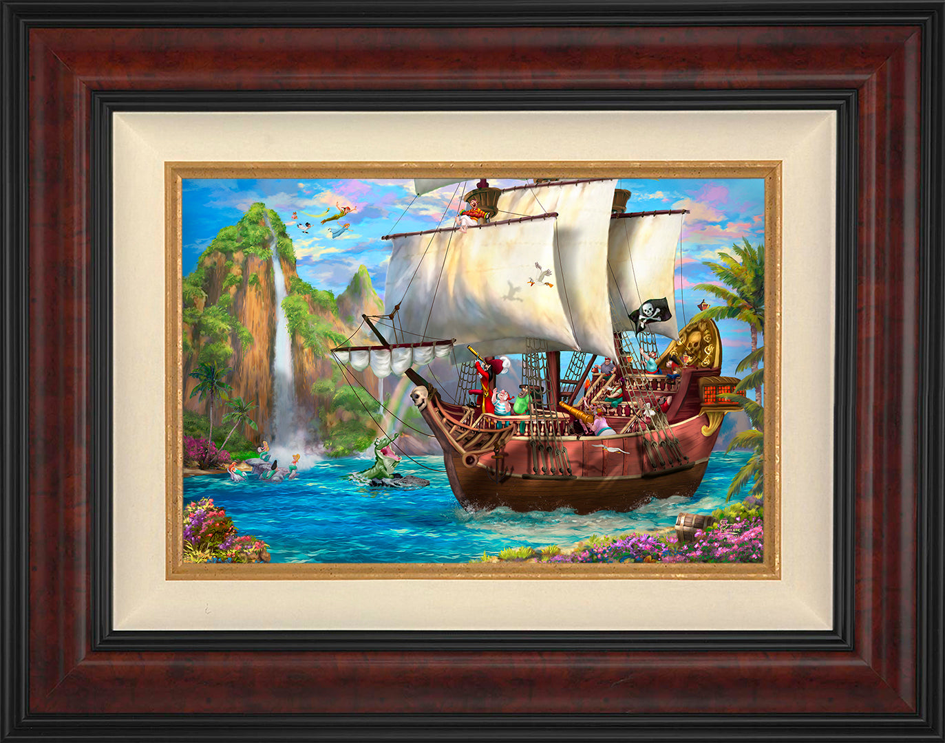 Disney Captain Hook's Never Land Voyage - Limited Edition Canvas