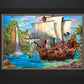 Disney Captain Hook's Never Land Voyage - Limited Edition Canvas