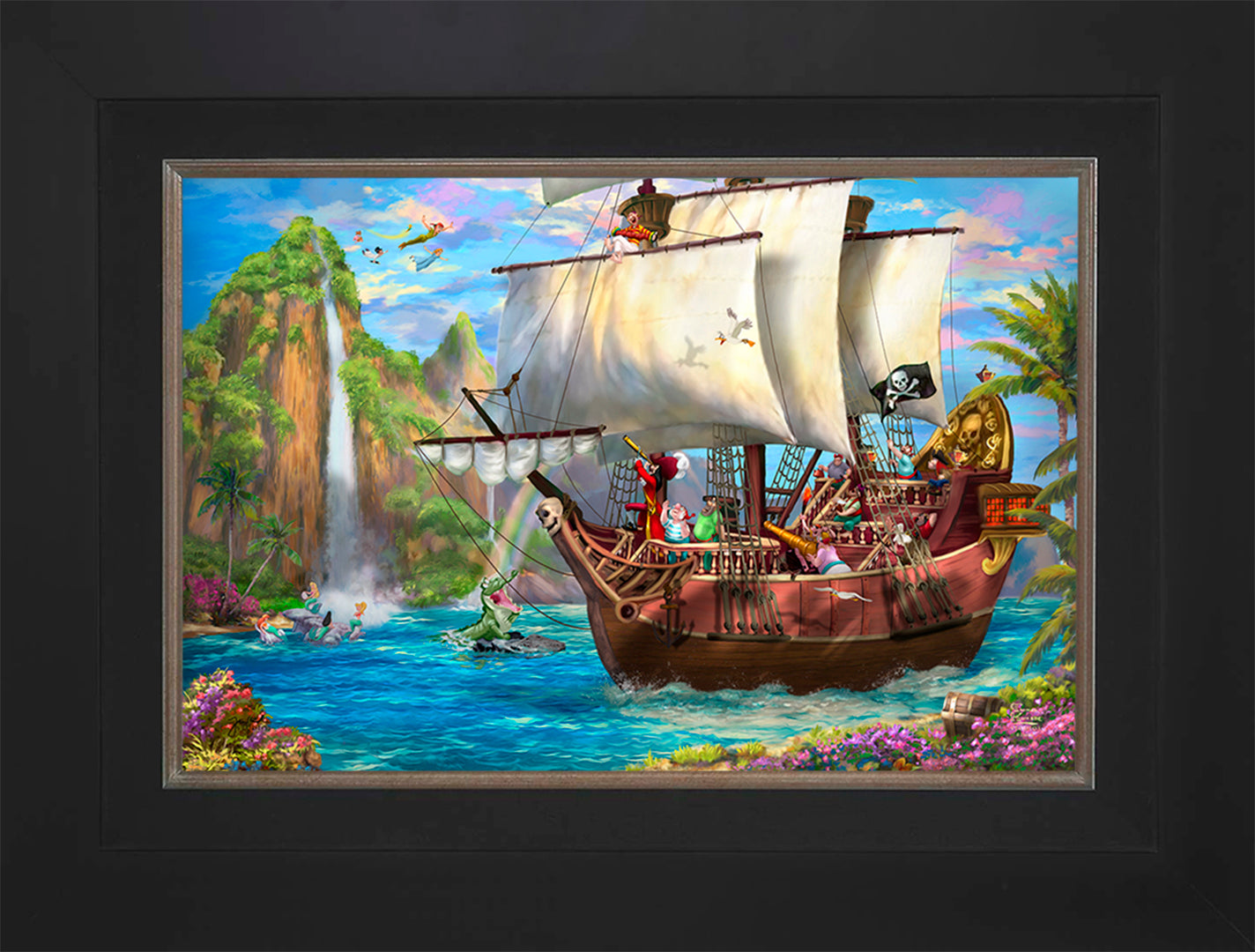 Disney Captain Hook's Never Land Voyage - Limited Edition Canvas