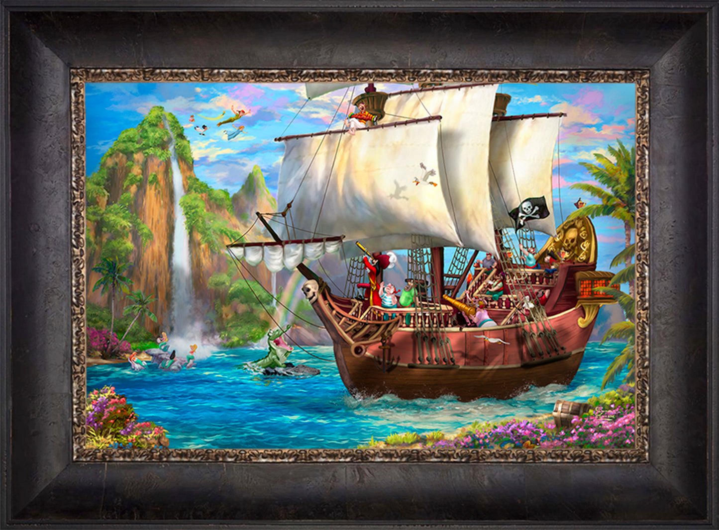 Disney Captain Hook's Never Land Voyage - Limited Edition Canvas