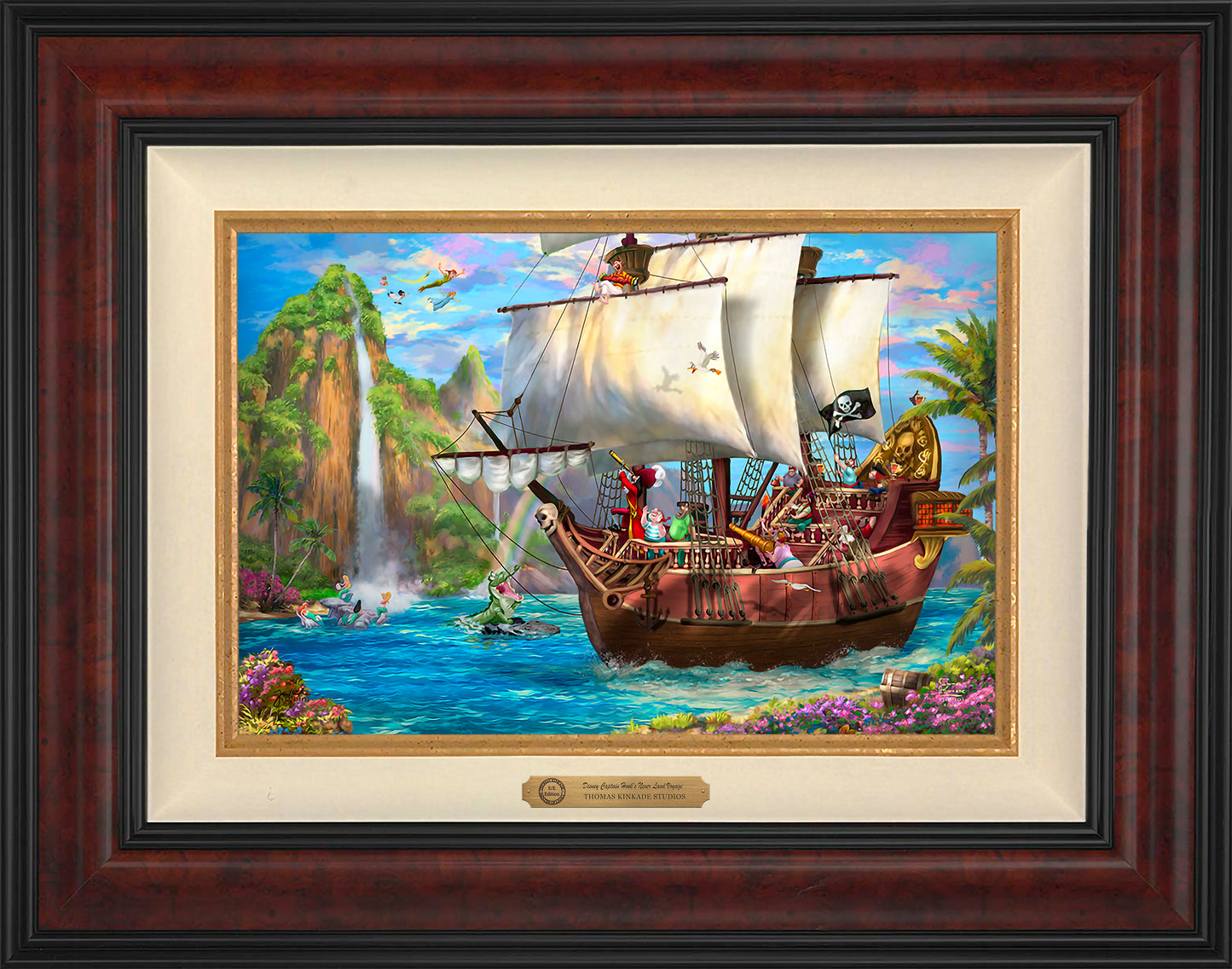 Disney Captain Hook's Never Land Voyage - Limited Edition Canvas
