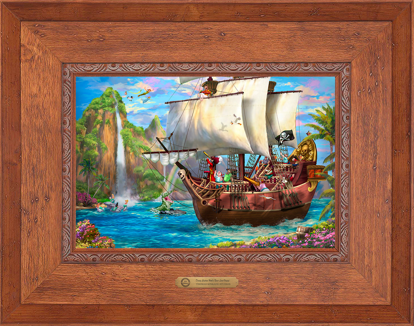 Disney Captain Hook's Never Land Voyage - Limited Edition Canvas