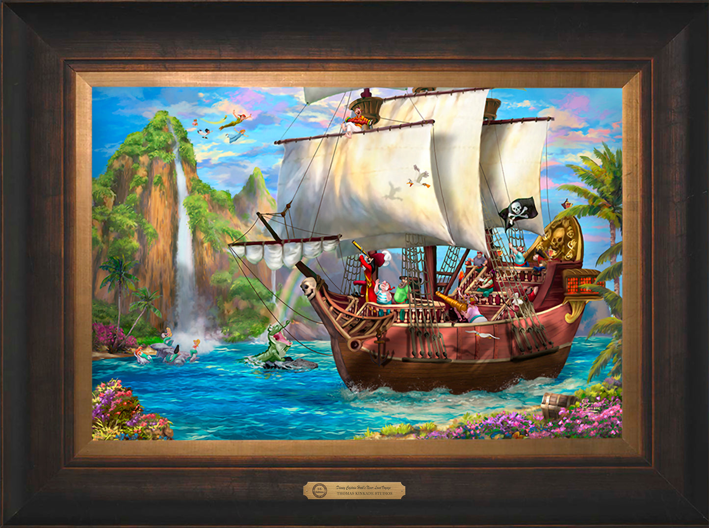 Disney Captain Hook's Never Land Voyage - Limited Edition Canvas