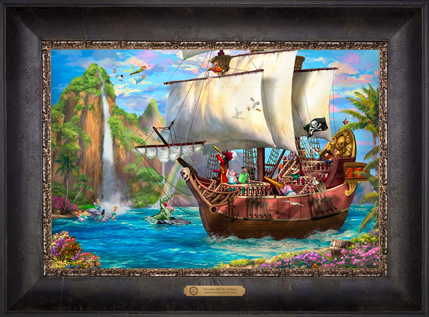 Disney Captain Hook's Never Land Voyage - Limited Edition Canvas