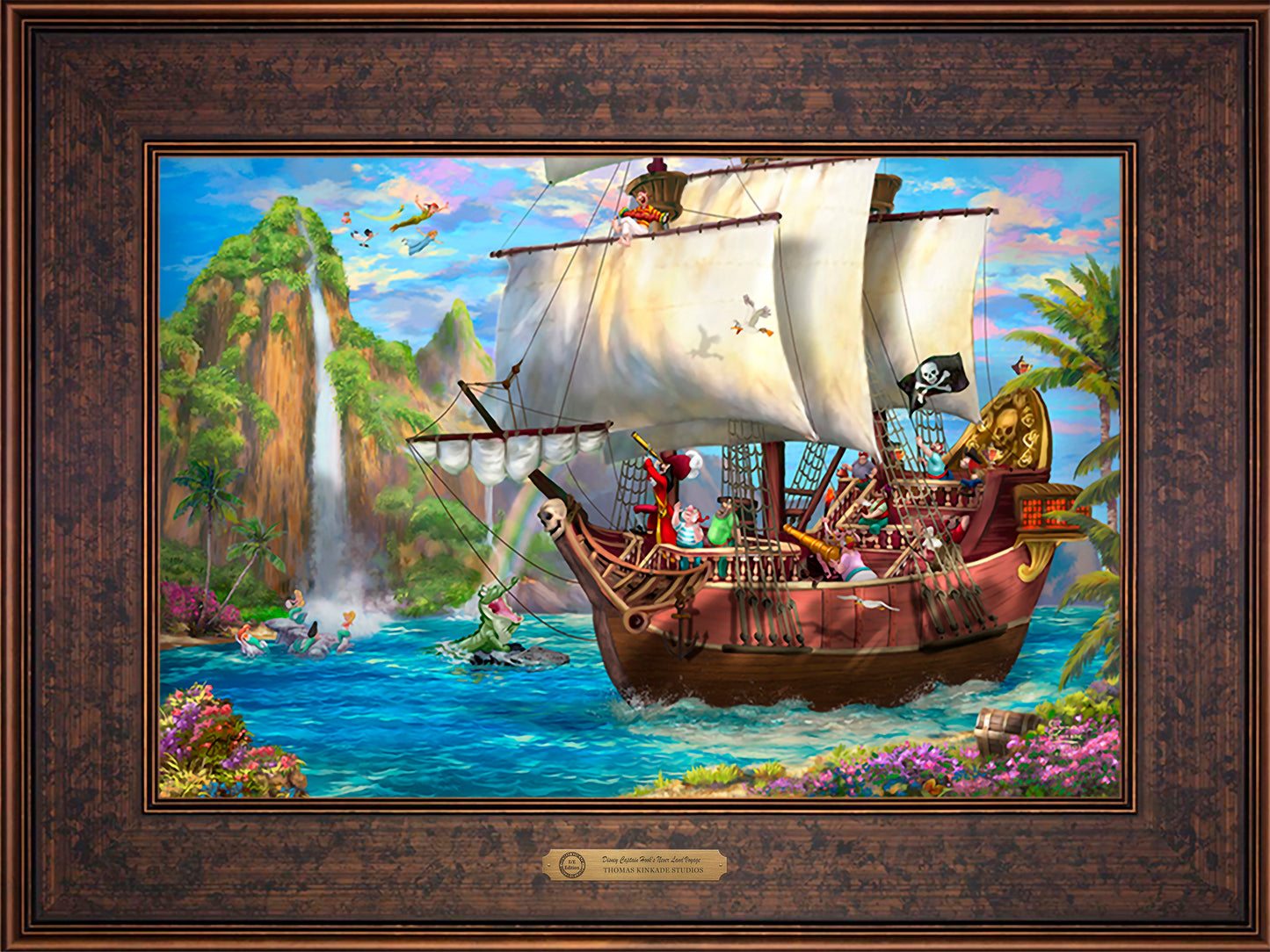 Disney Captain Hook's Never Land Voyage - Limited Edition Canvas