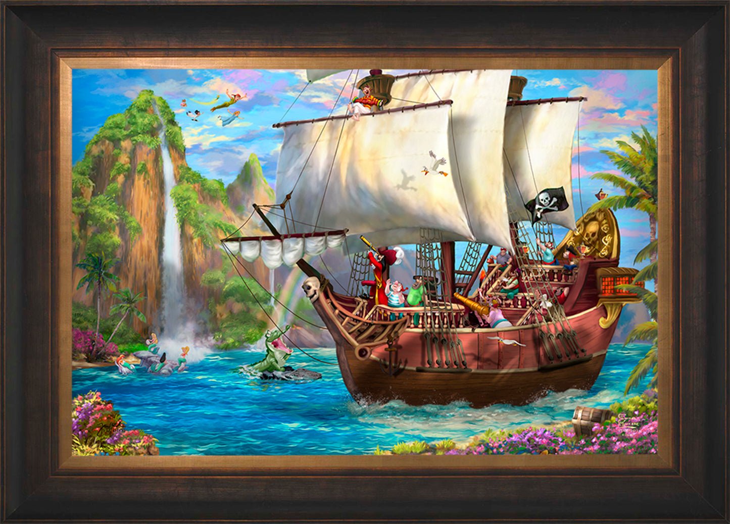 Disney Captain Hook's Never Land Voyage - Limited Edition Canvas