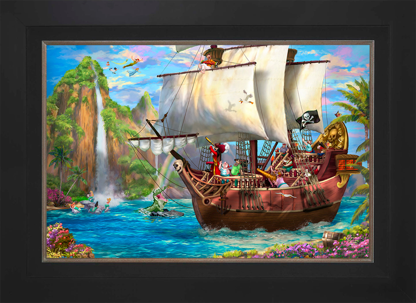 Disney Captain Hook's Never Land Voyage - Limited Edition Canvas