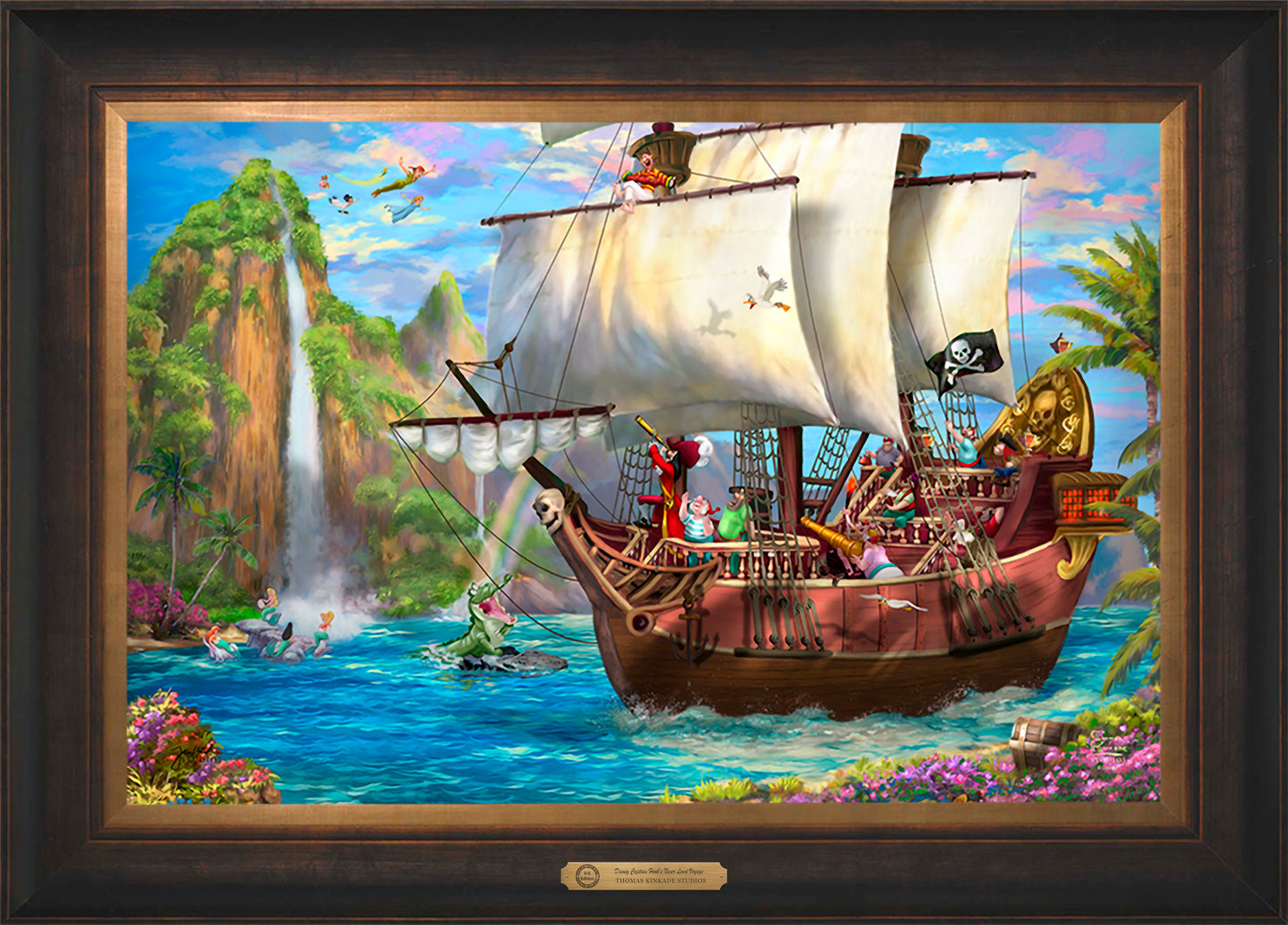 Disney Captain Hook's Never Land Voyage - Limited Edition Canvas