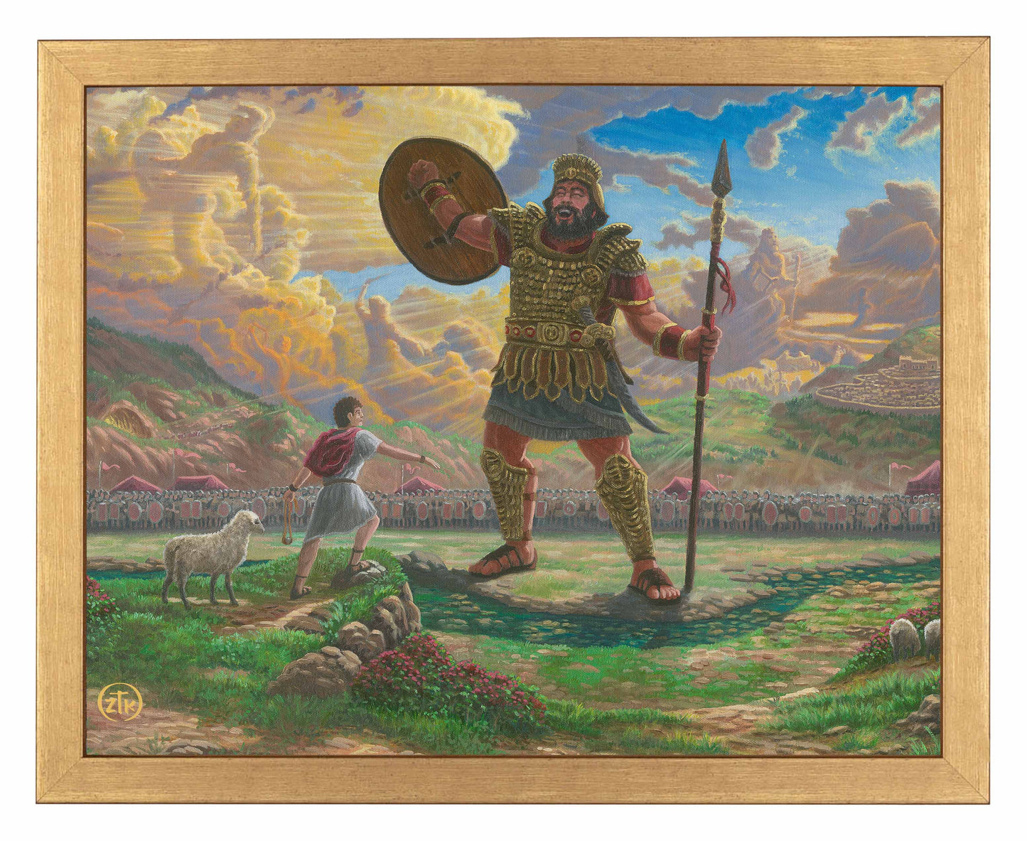 David And Goliath - Art Prints