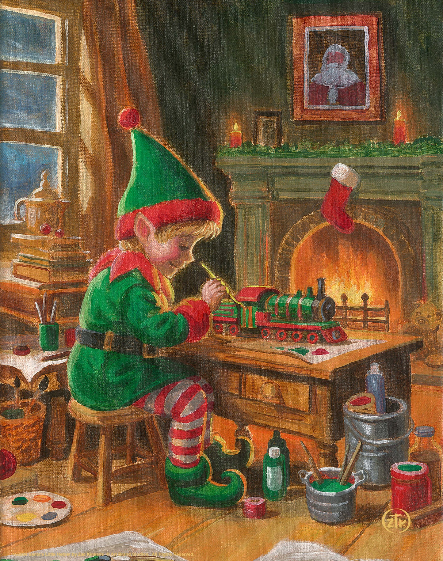 Santa's Little Helper - Art Prints