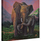 A Mother's Embrace - 14" x 14" Gallery Wrapped Canvas
