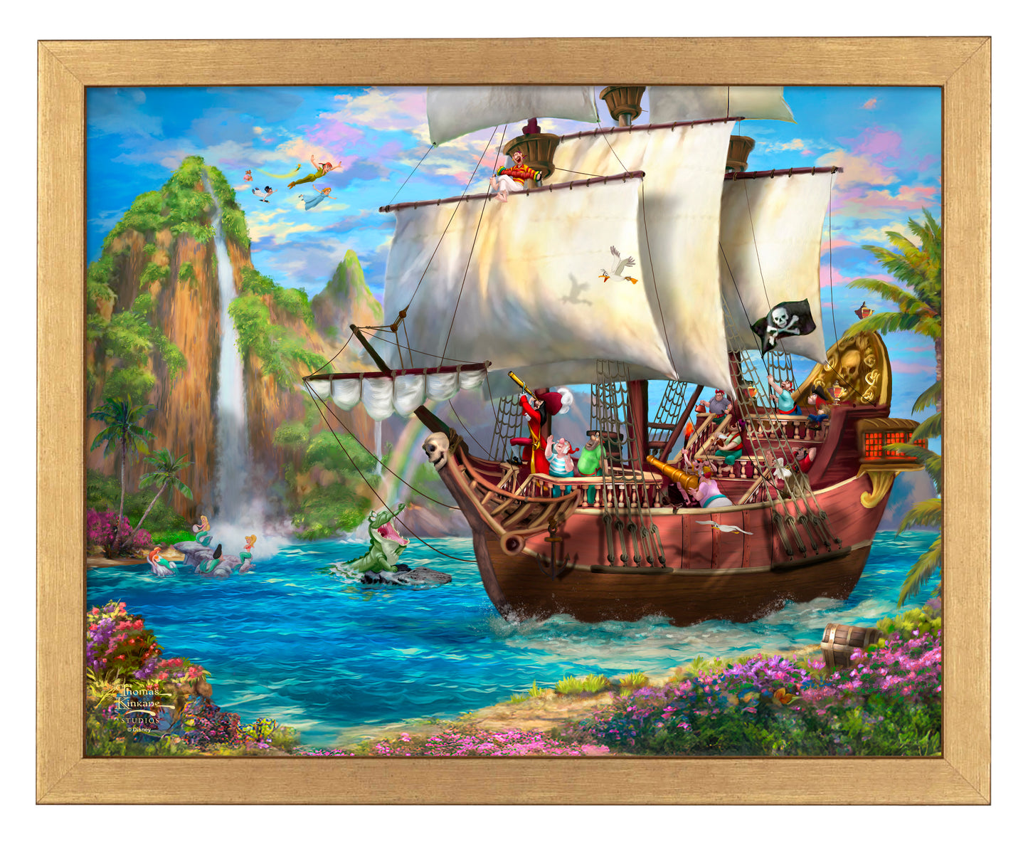Disney Captain Hook's Never Land Voyage - Art Prints