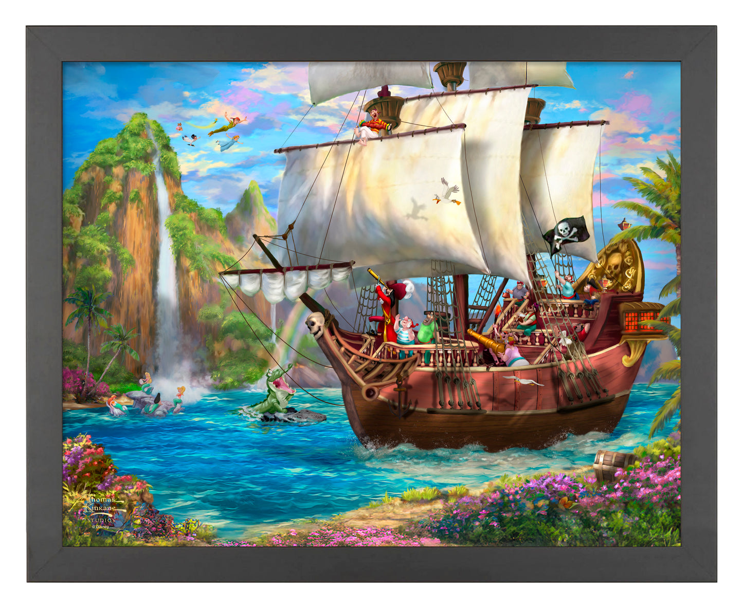 Disney Captain Hook's Never Land Voyage - Art Prints
