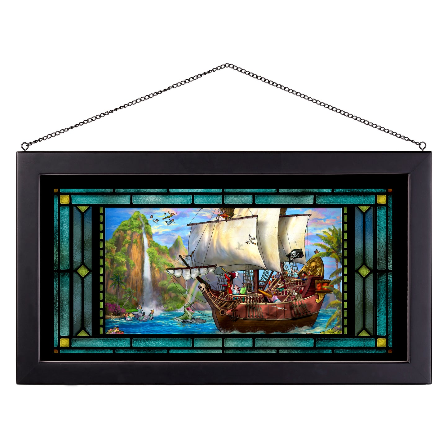 Disney Captain Hook's Never Land Voyage - Stained Glass Art