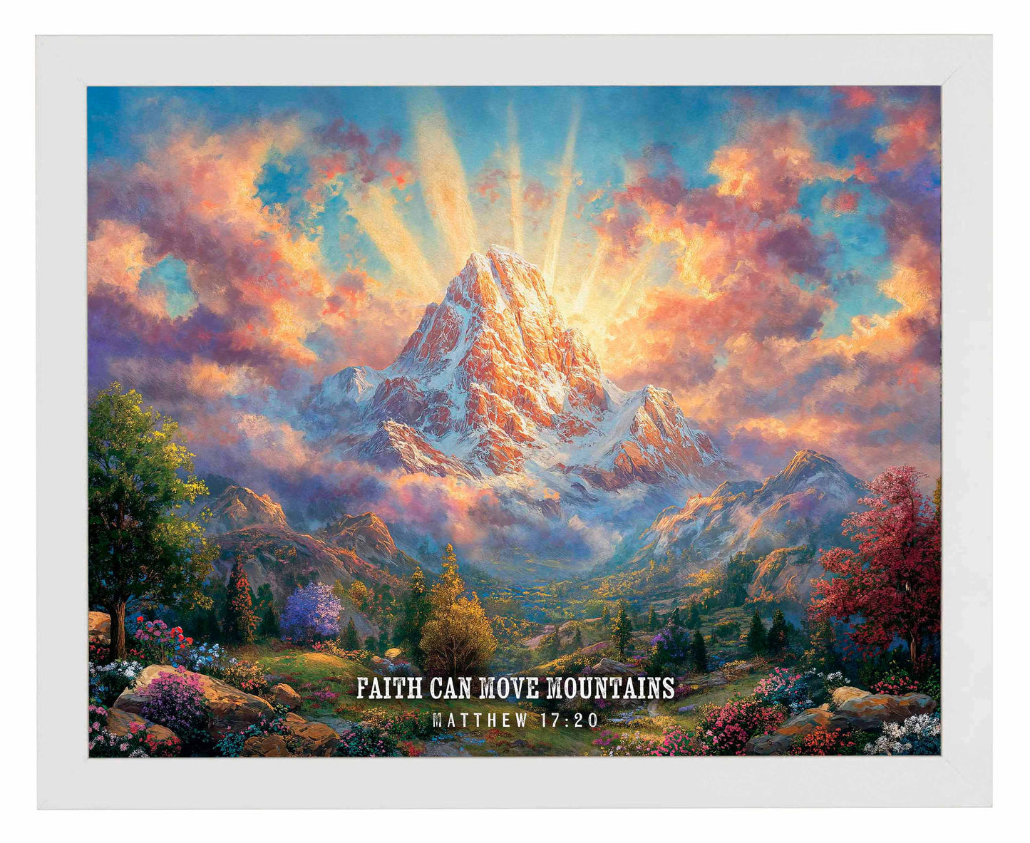 Faith Can Move Mountains - Art Prints