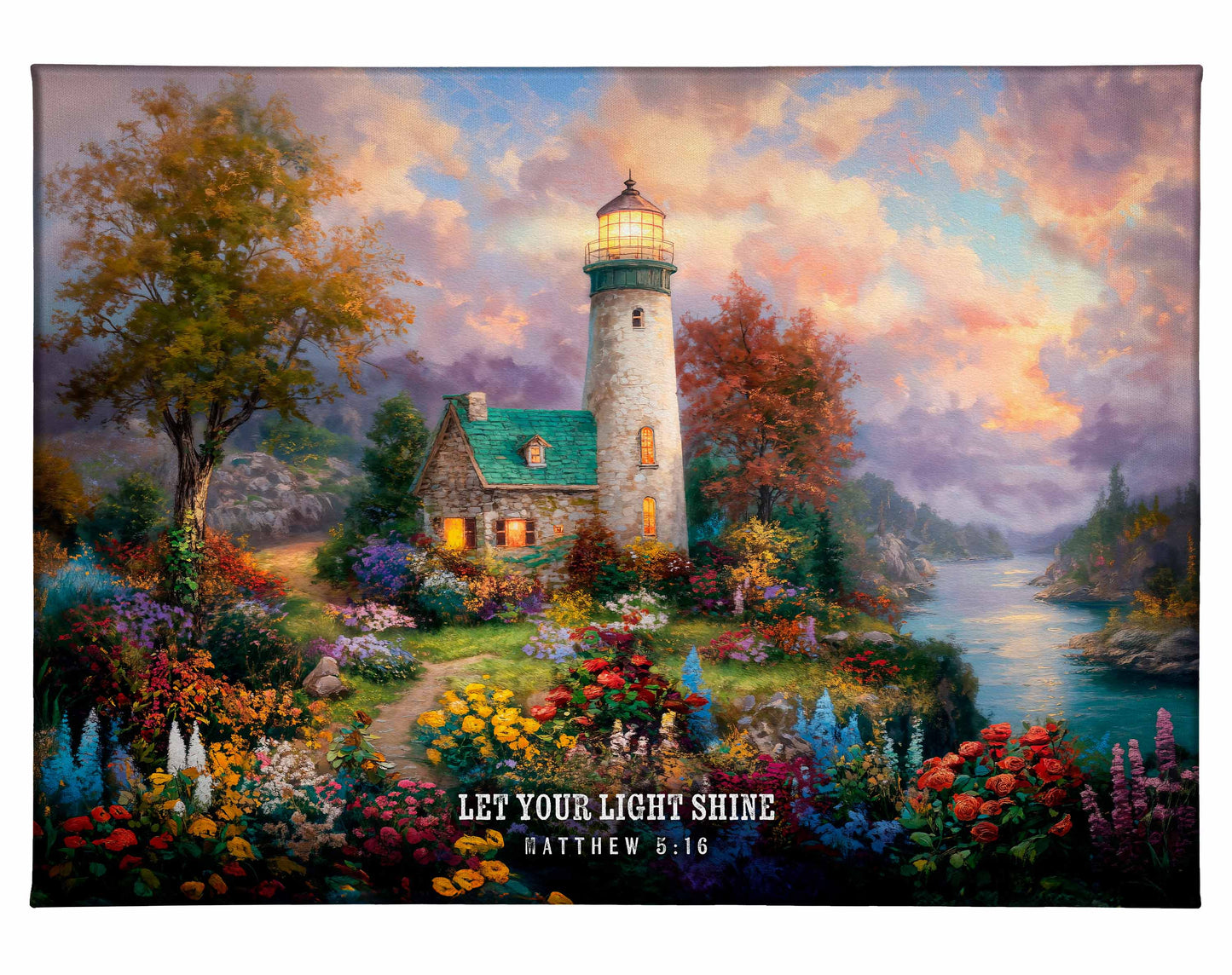 Let Your Light Shine - 13" x 18" Gallery Wrapped Canvas