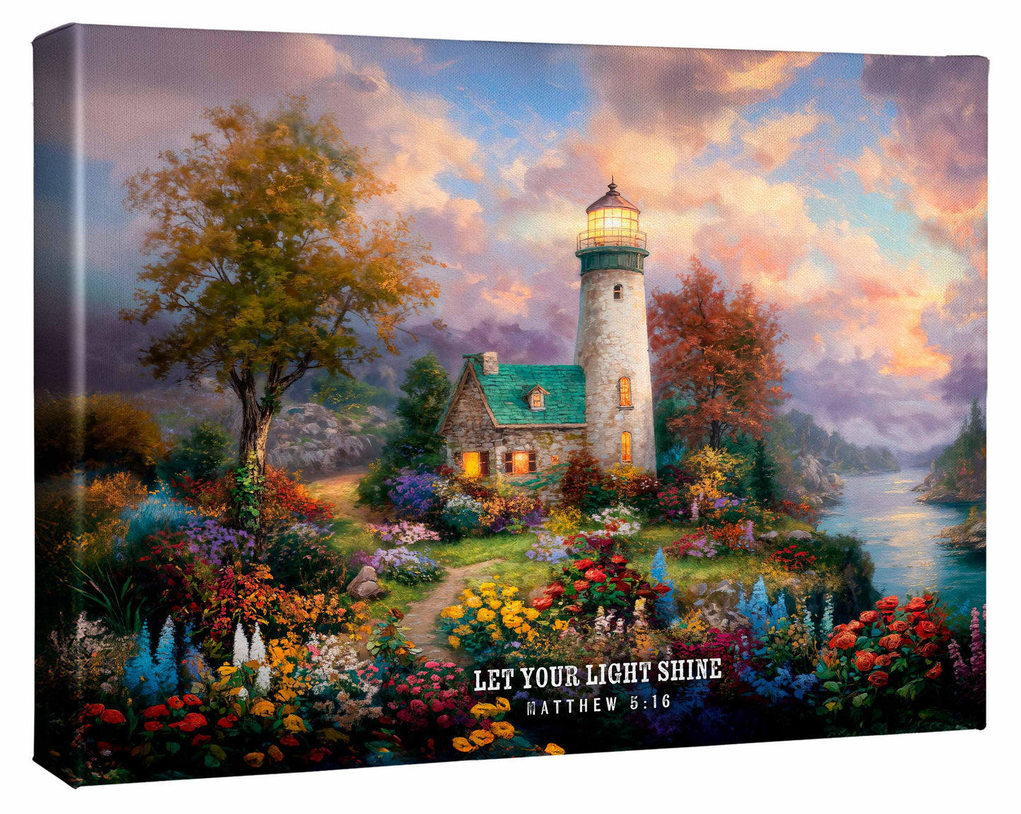 Let Your Light Shine - 13" x 18" Gallery Wrapped Canvas