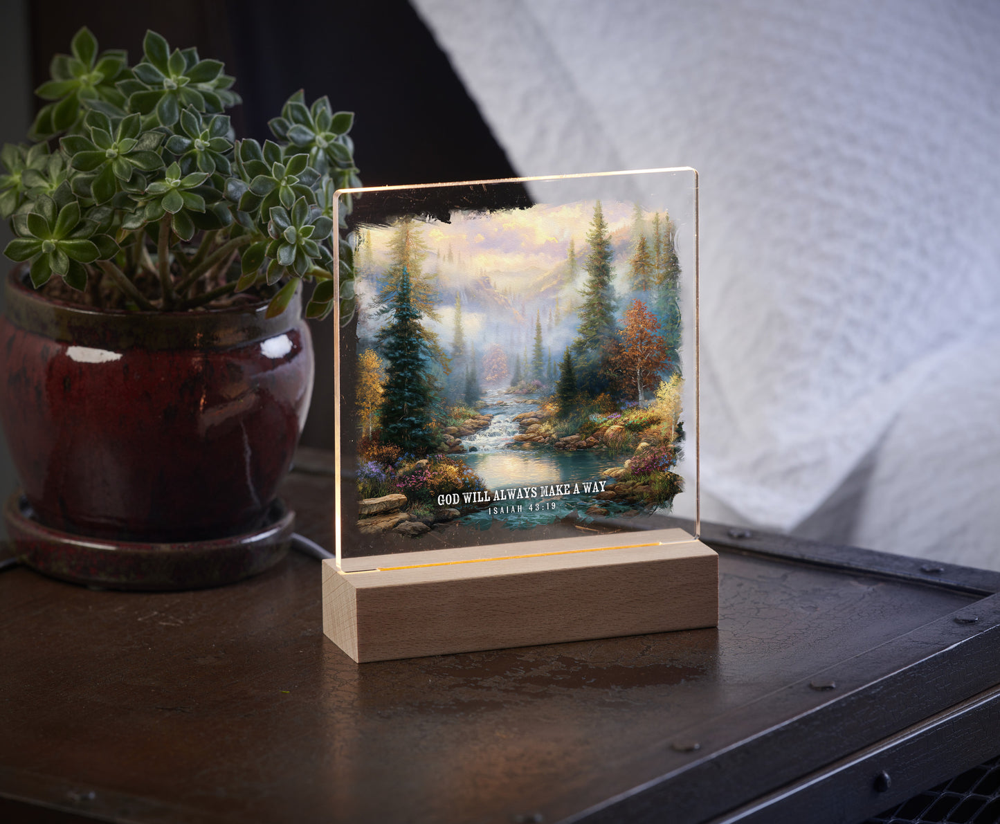 God Will Always Make a Way - Acrylic Night Light