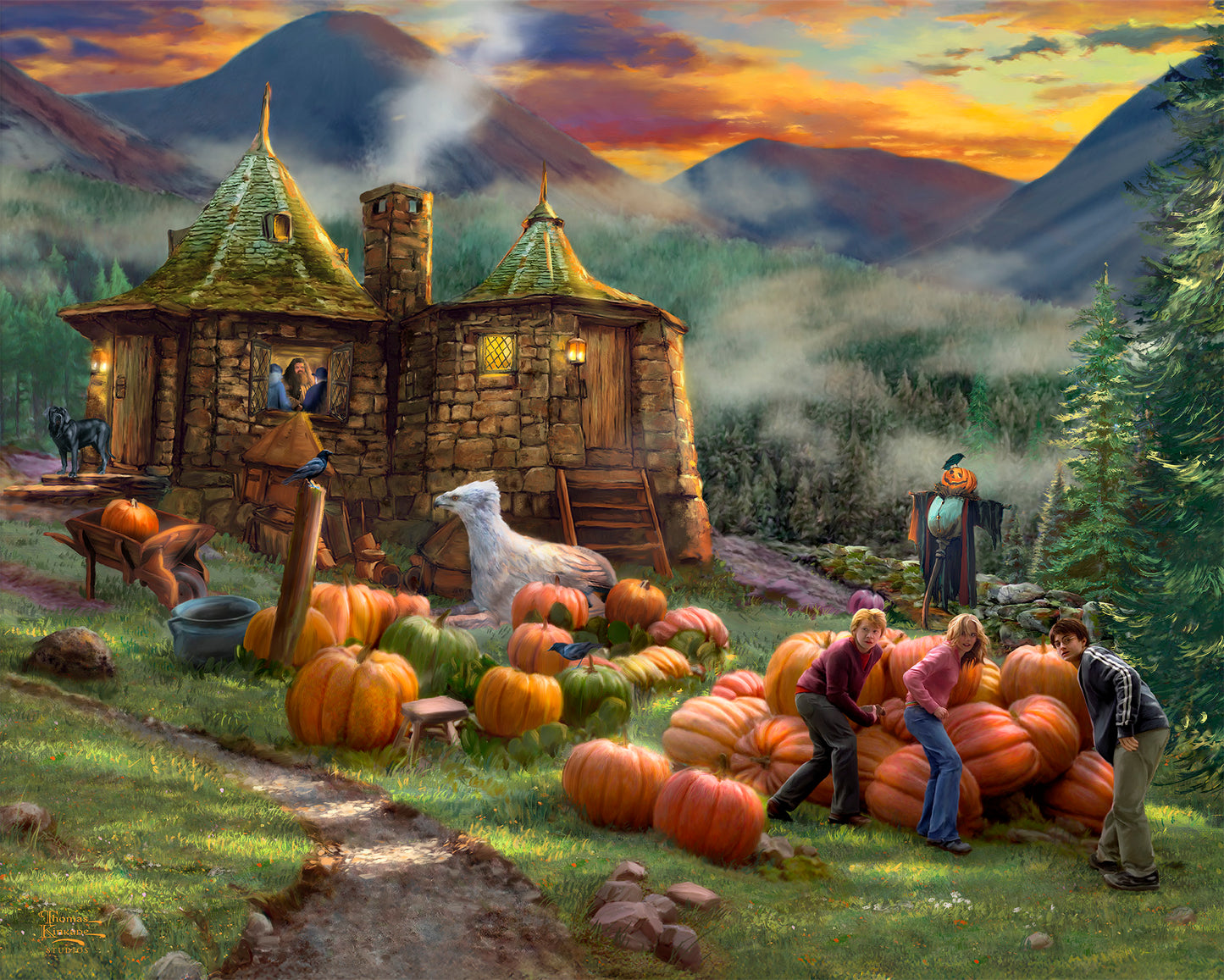 Harry Potter™ Hagrid's Hut - 24" x 30" Gallery Wrapped Canvas