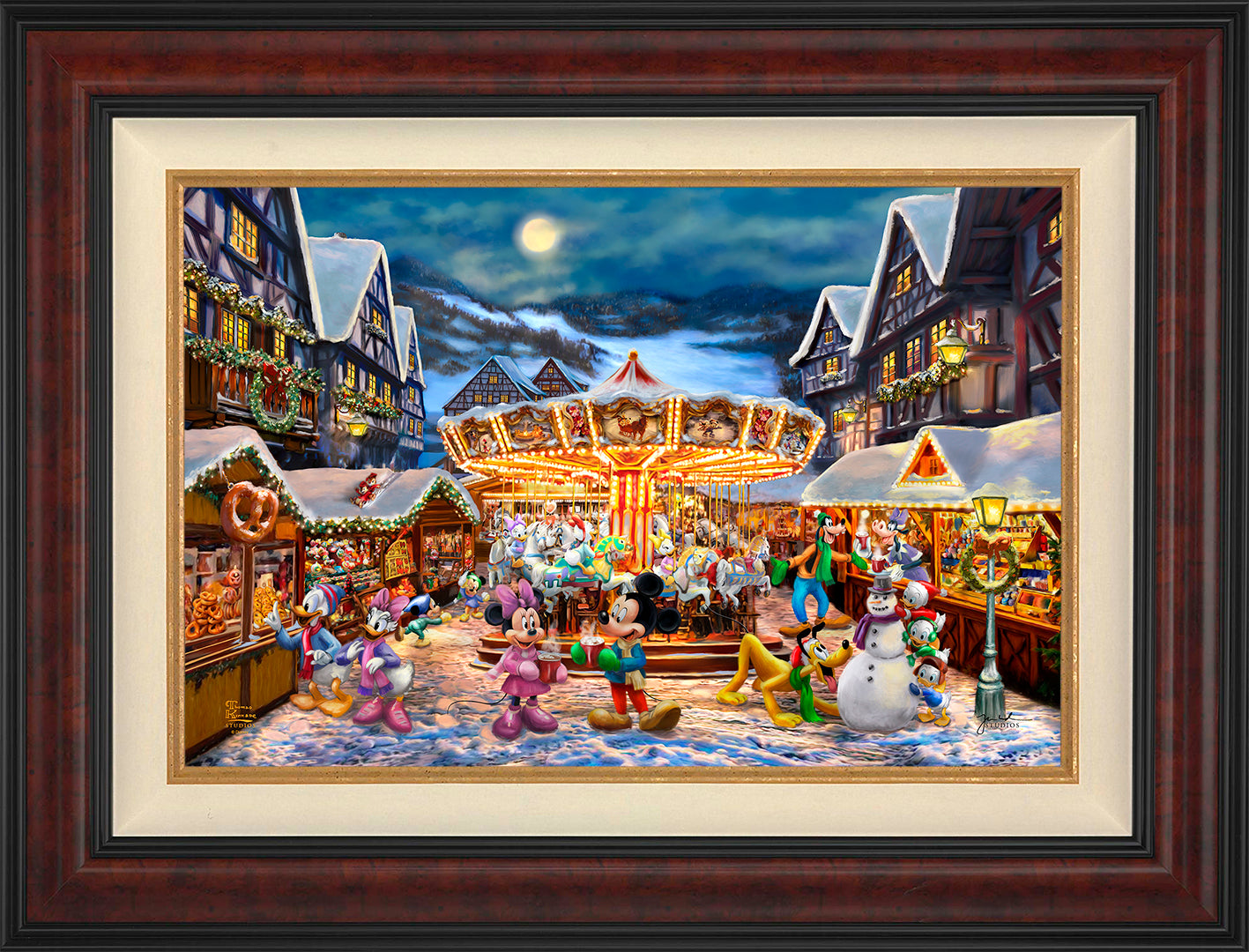 Disney Mickey and Minnie Christmas Market - Jewel Edition Art