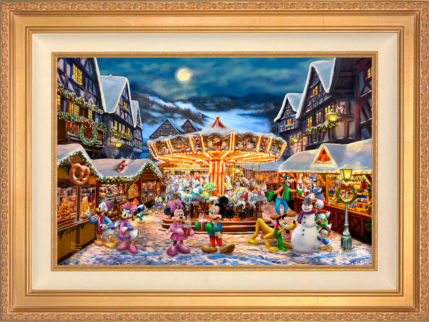 Disney Mickey and Minnie Christmas Market - Jewel Edition Art