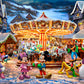 Disney Mickey and Minnie Christmas Market - Jewel Edition Art