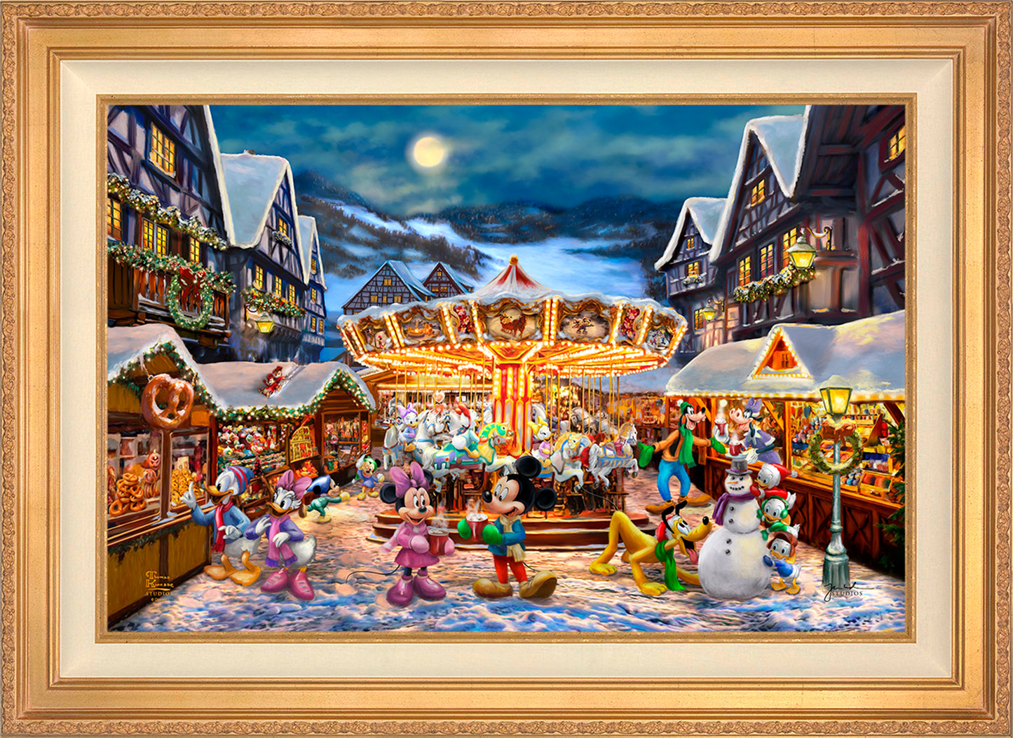 Disney Mickey and Minnie Christmas Market - Jewel Edition Art