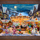 Disney Mickey and Minnie Christmas Market - Jewel Edition Art