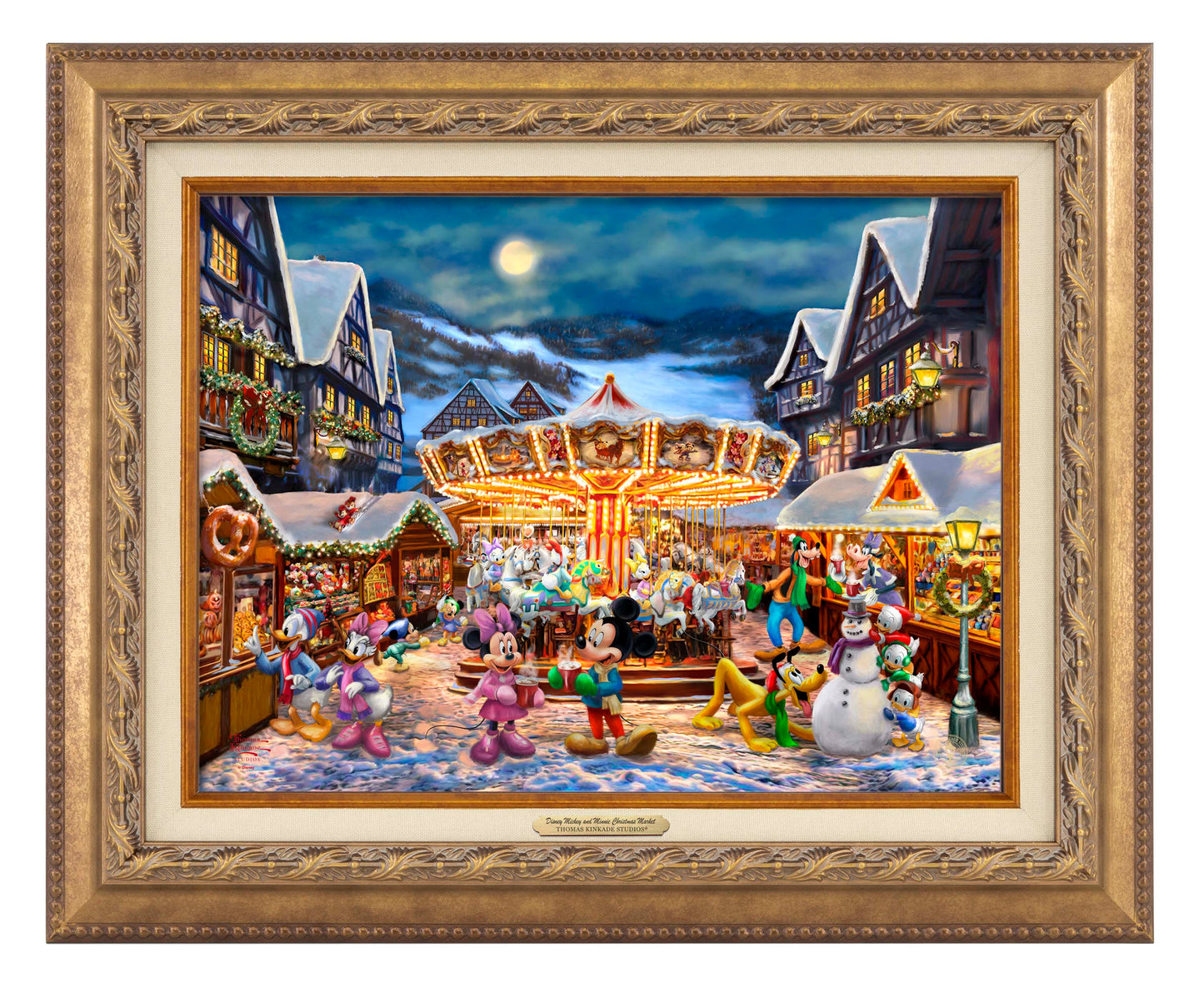 Disney Mickey and Minnie Christmas Market - Canvas Classics