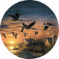 Sundown - Geese  18" Lazy Susan Turntable