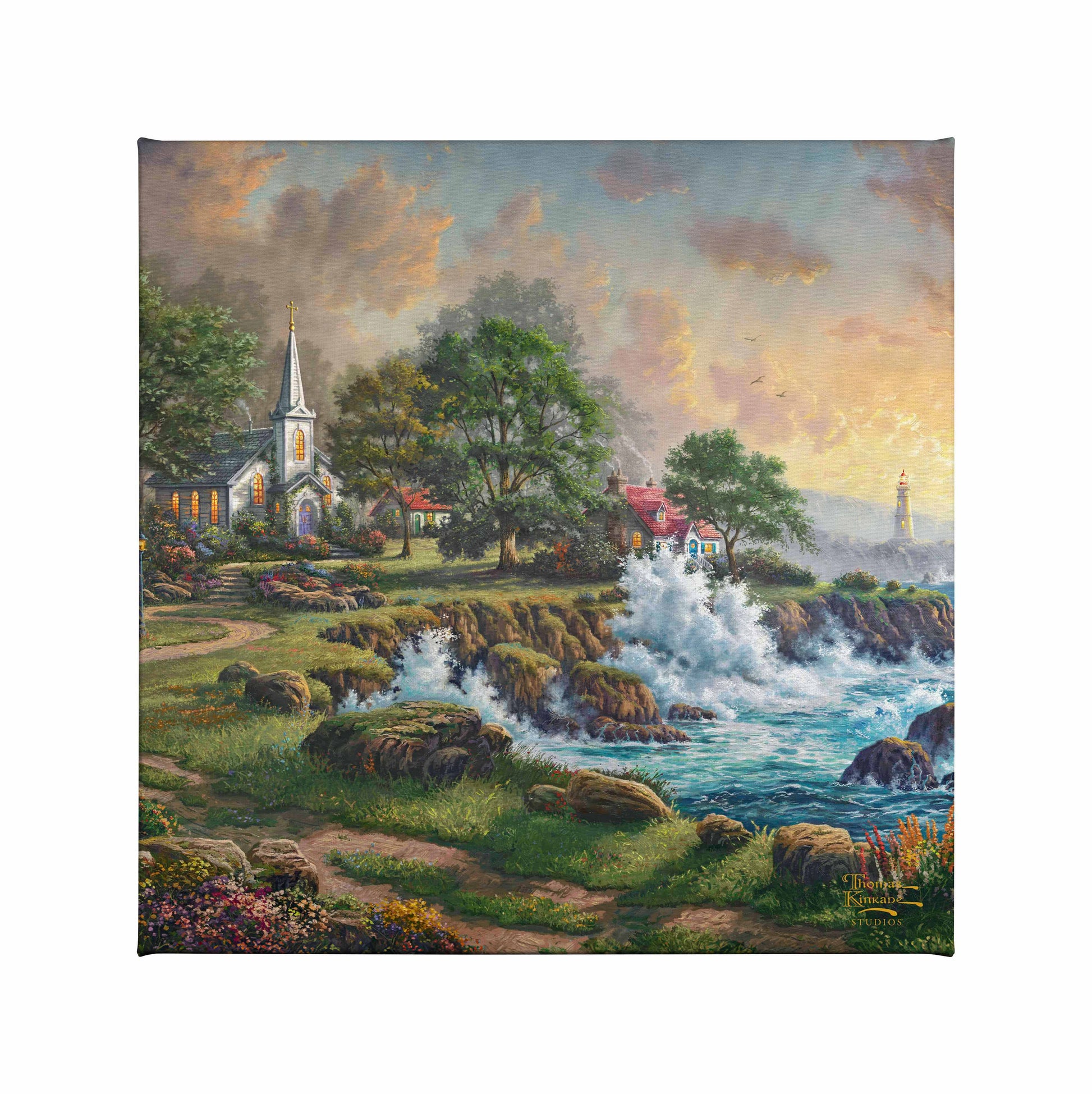 Painting of a seaside haven