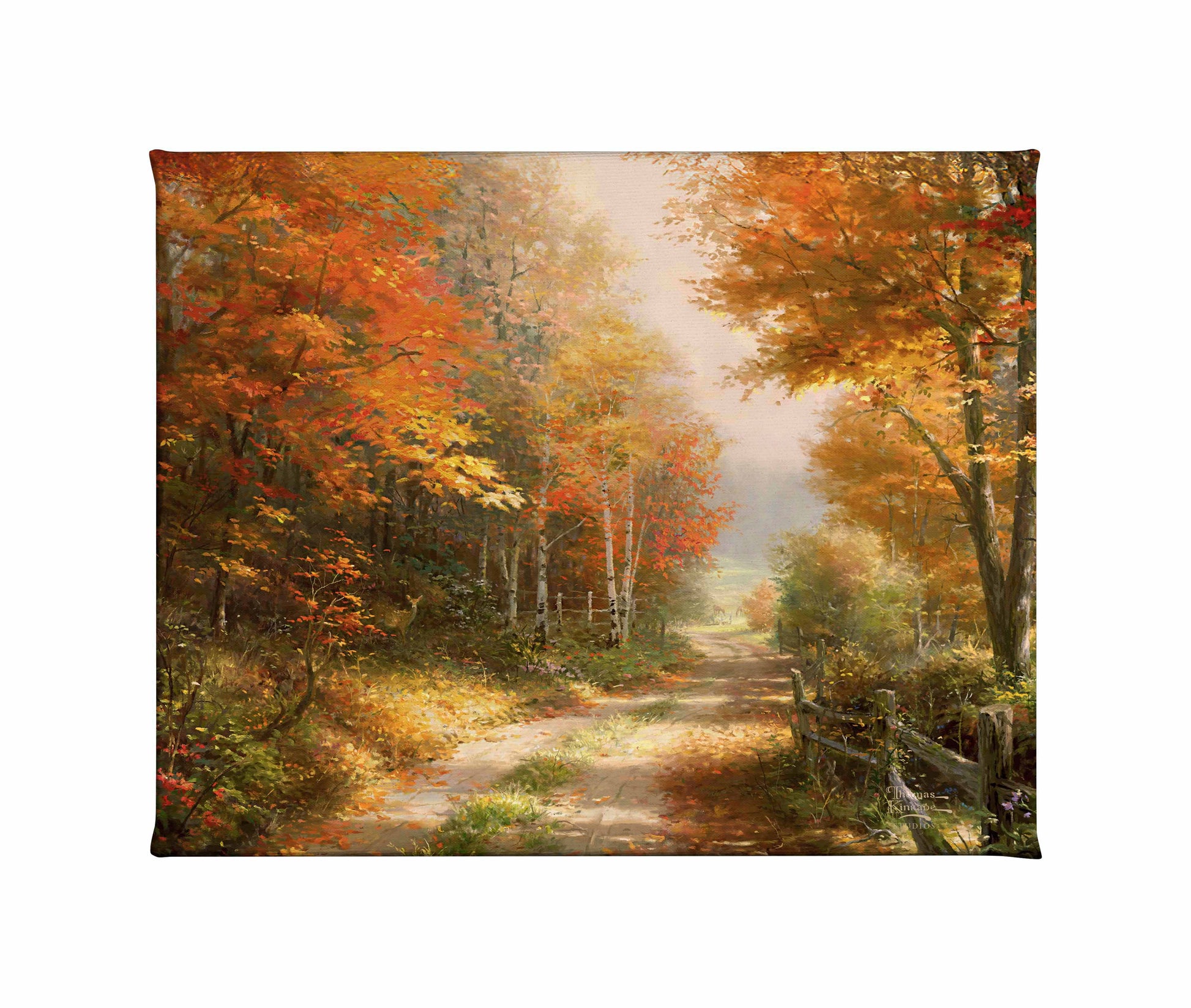 Painting of Autumn trees