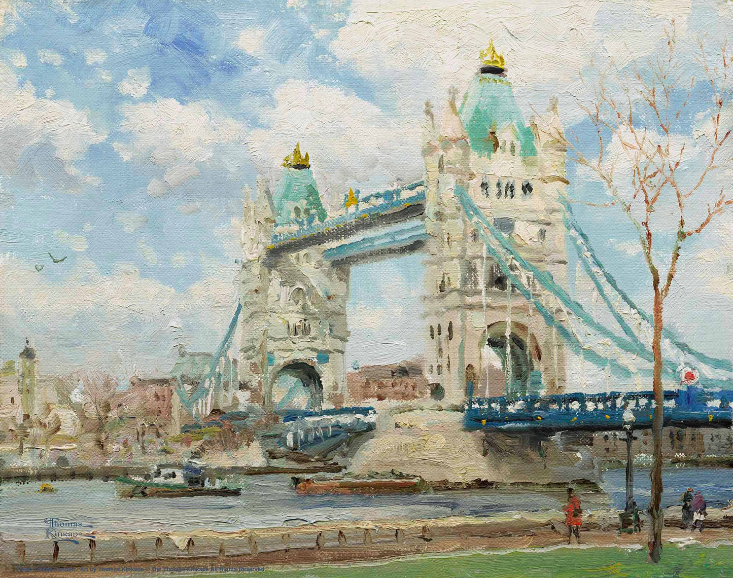 Painting of London Tower Bridge 
