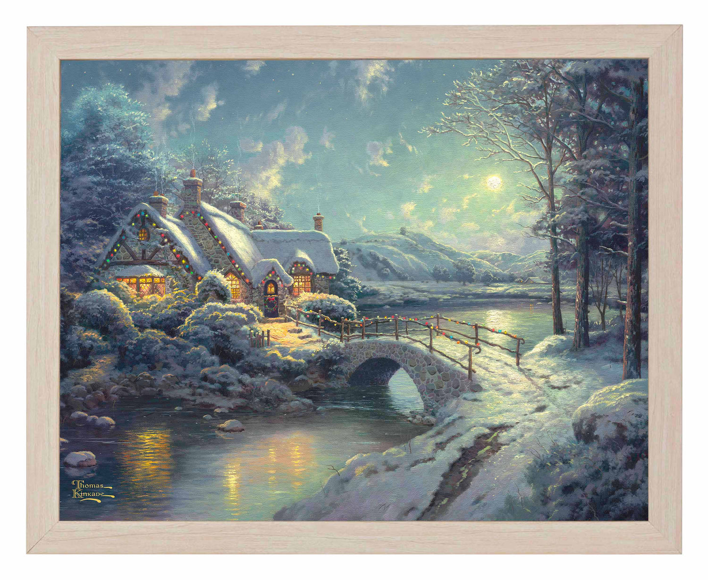 Christmas Moonlight - Art Prints