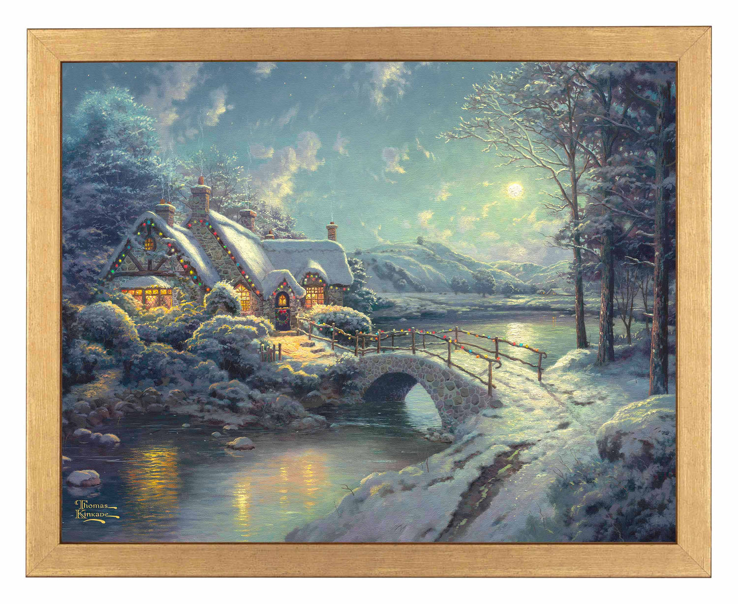 Christmas Moonlight - Art Prints