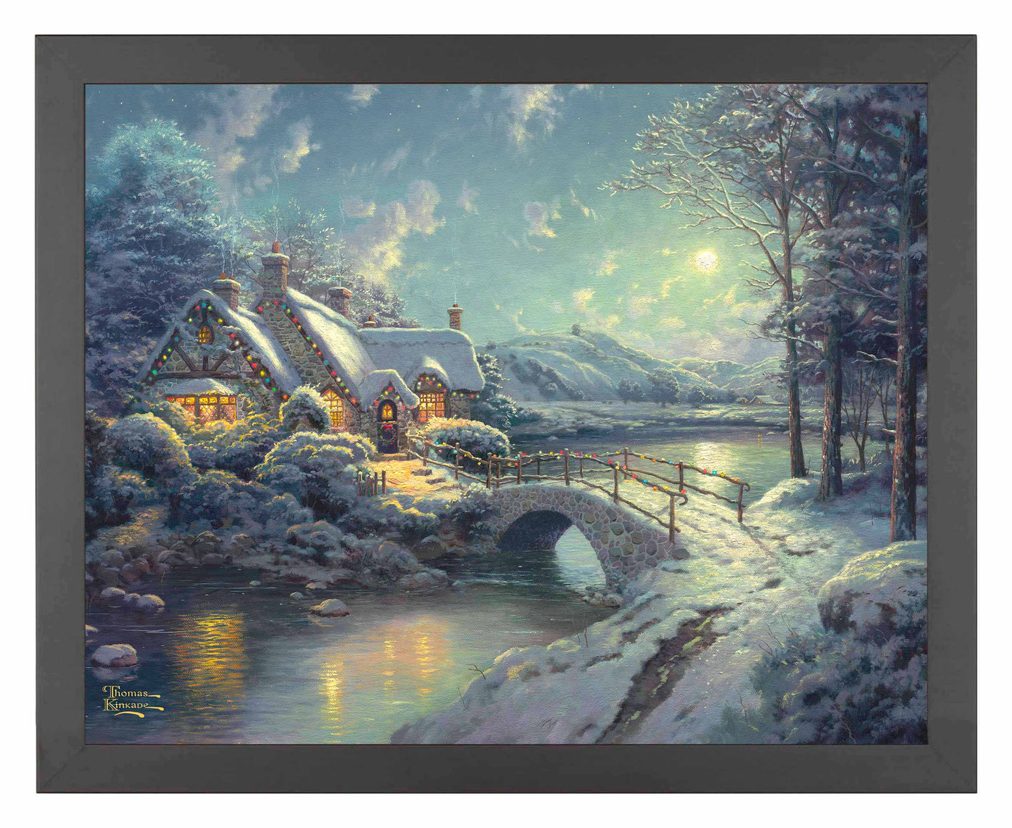 Christmas Moonlight - Art Prints