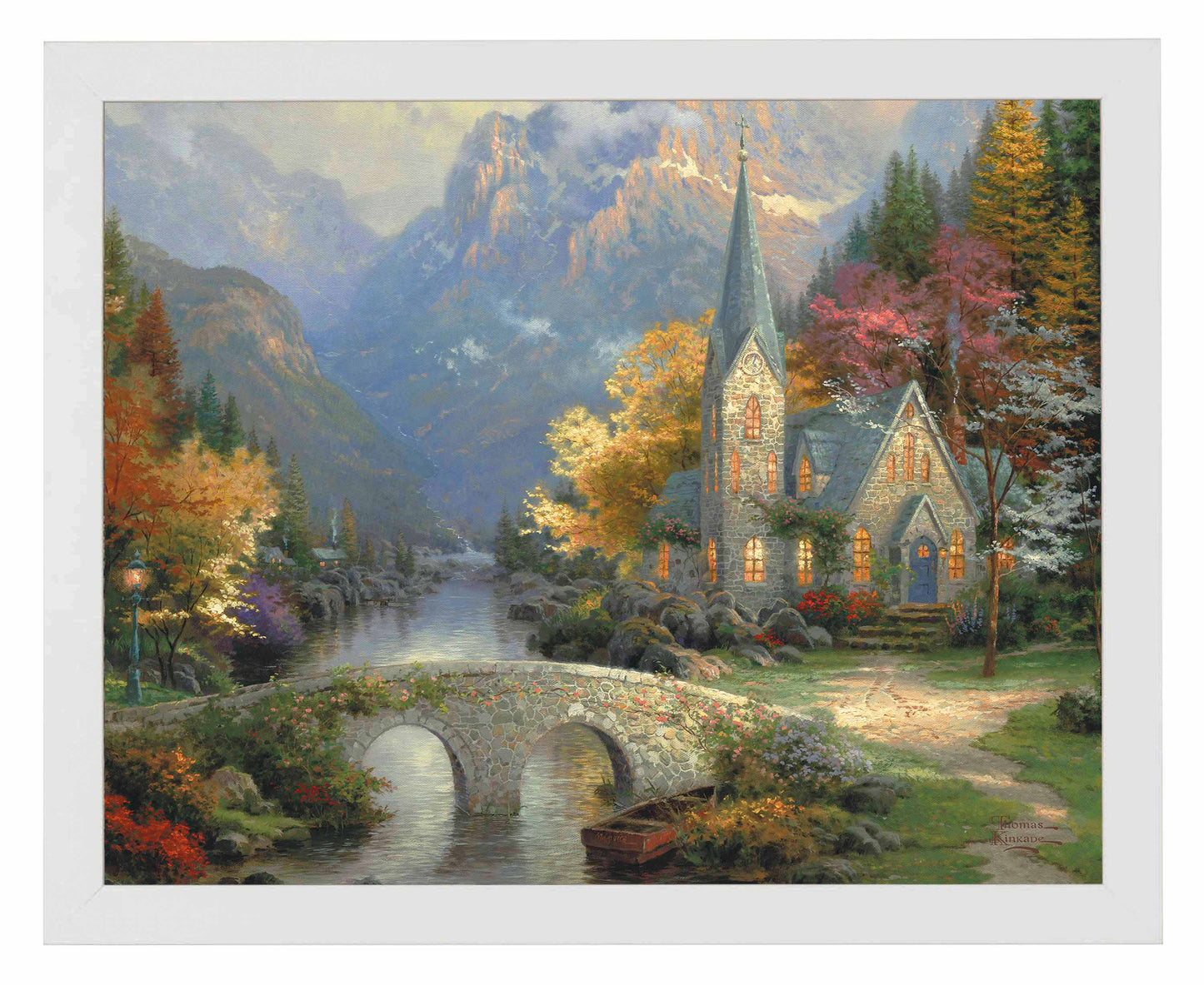 The Mountain Chapel - Art Prints