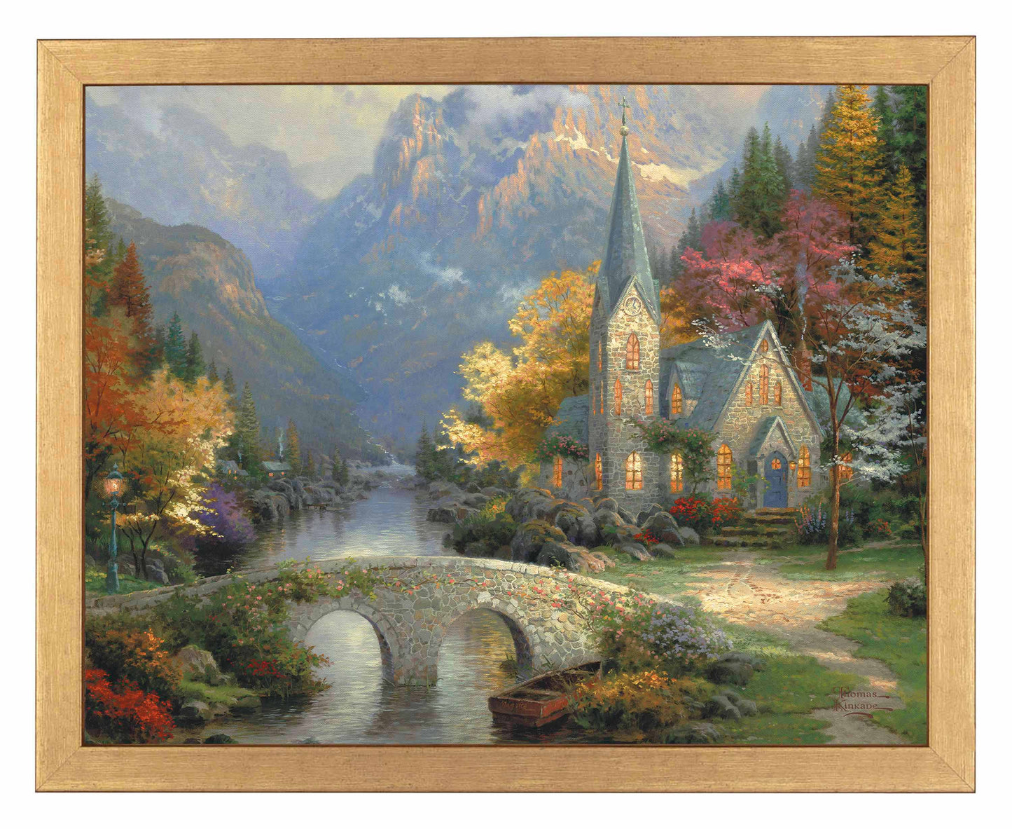 The Mountain Chapel - Art Prints
