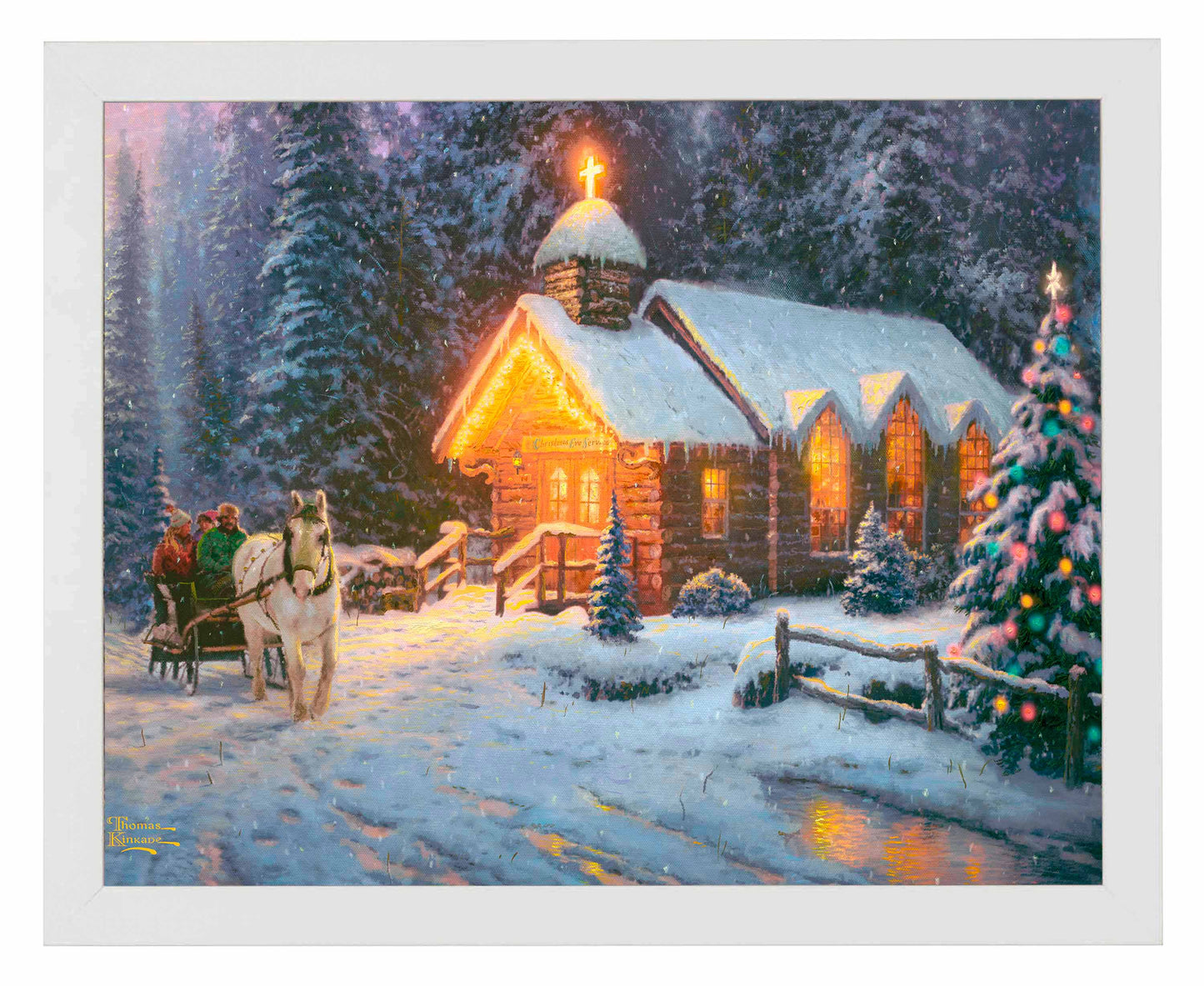 Christmas Chapel I - Art Prints